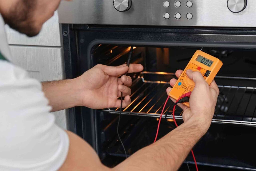 Replacing a blown oven thermal fuse