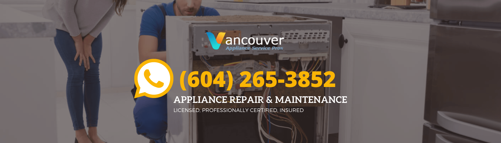 Appliance Repair Vancouver 6042653852 Same & Next Day