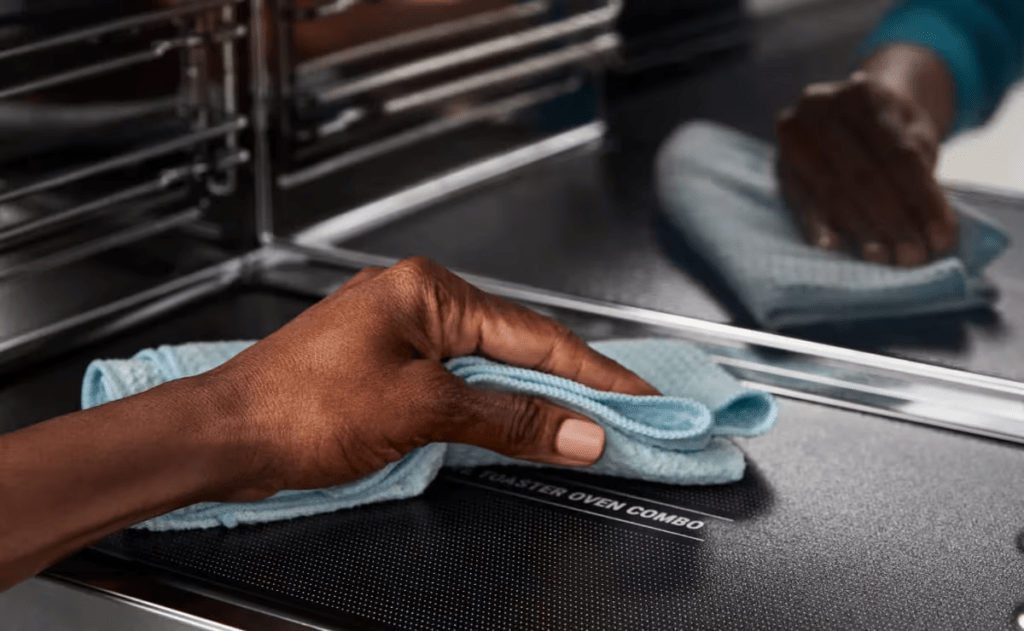 remove microwave burnt stains and smell