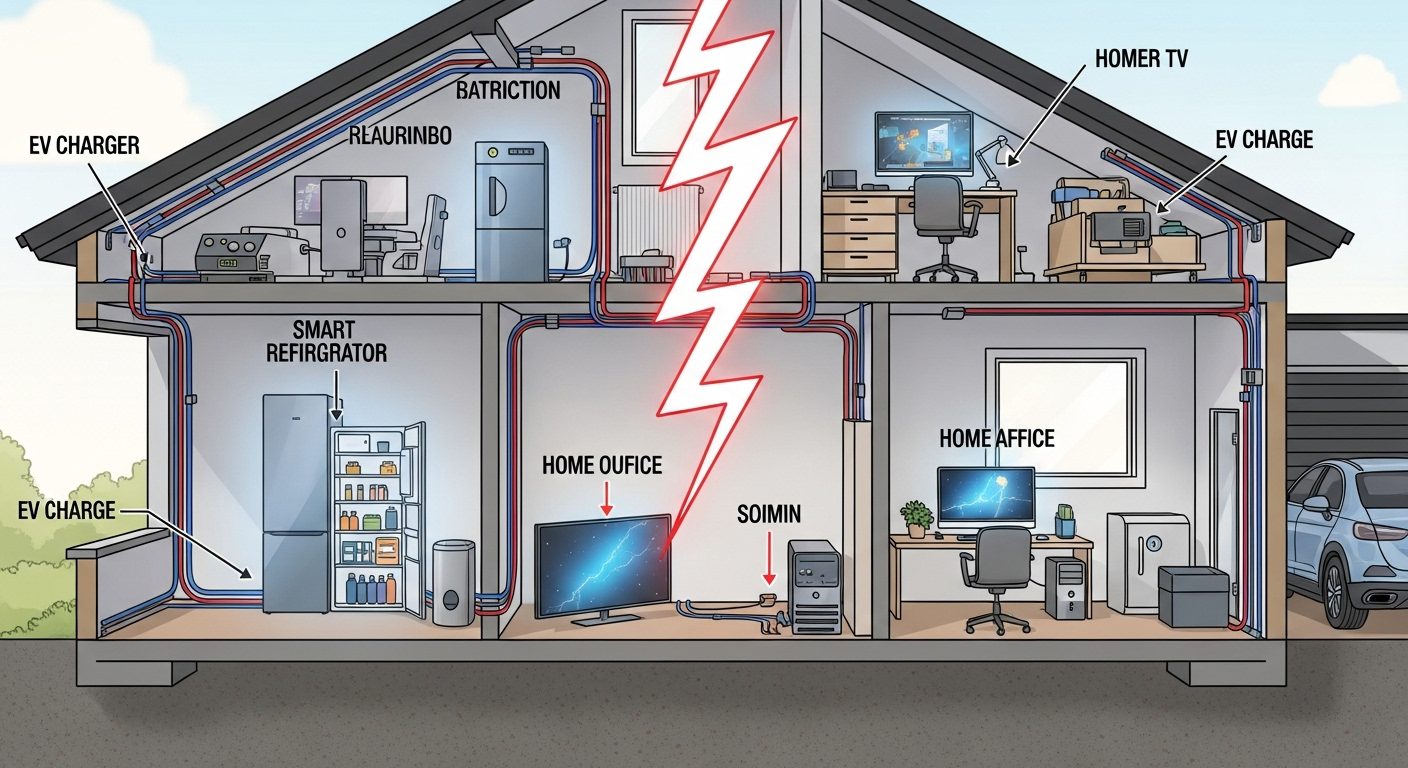 Modern home electronics like smart TVs and kitchen appliances vulnerable to power surges