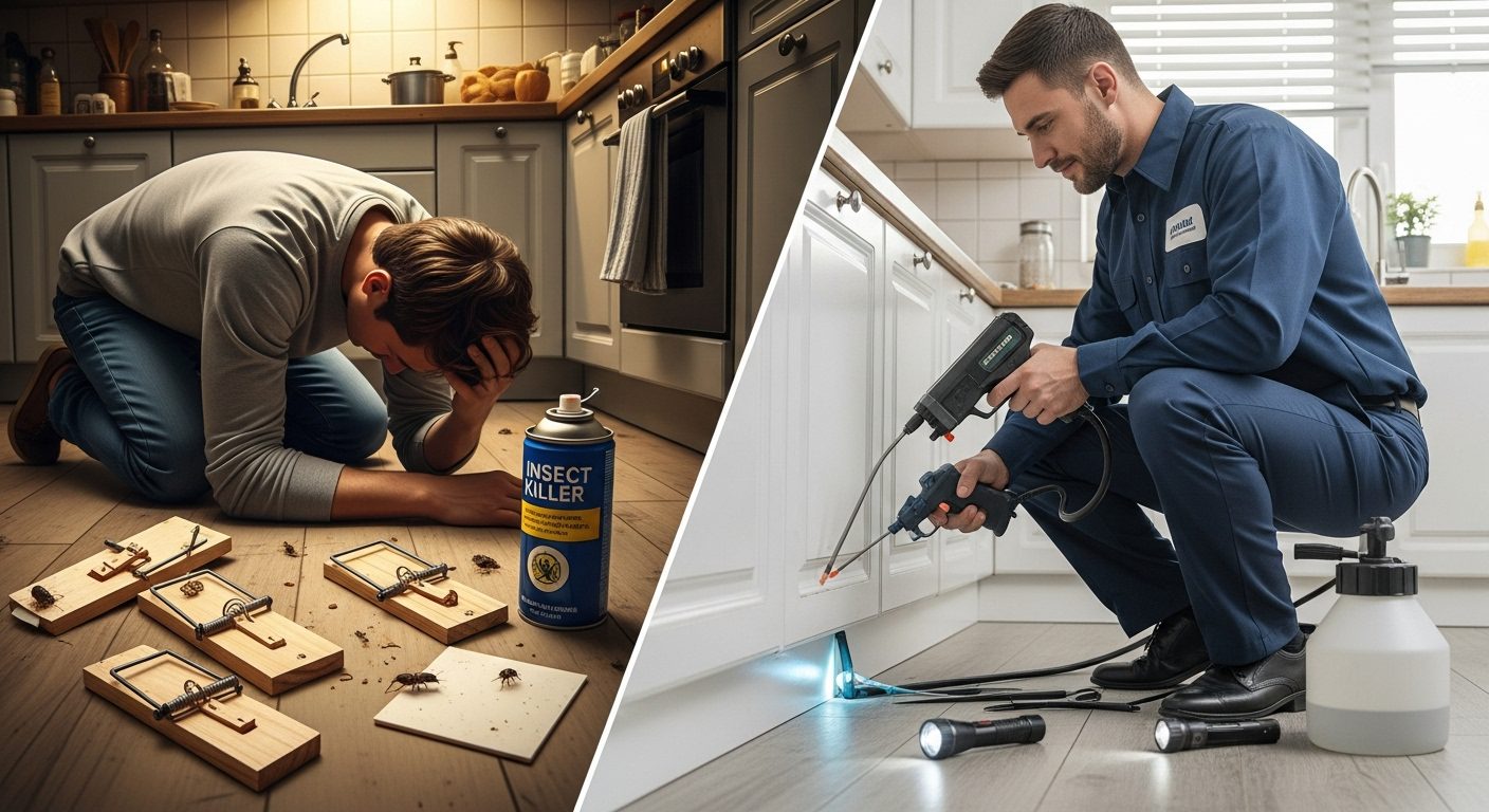 Comparison of DIY vs professional pest control methods