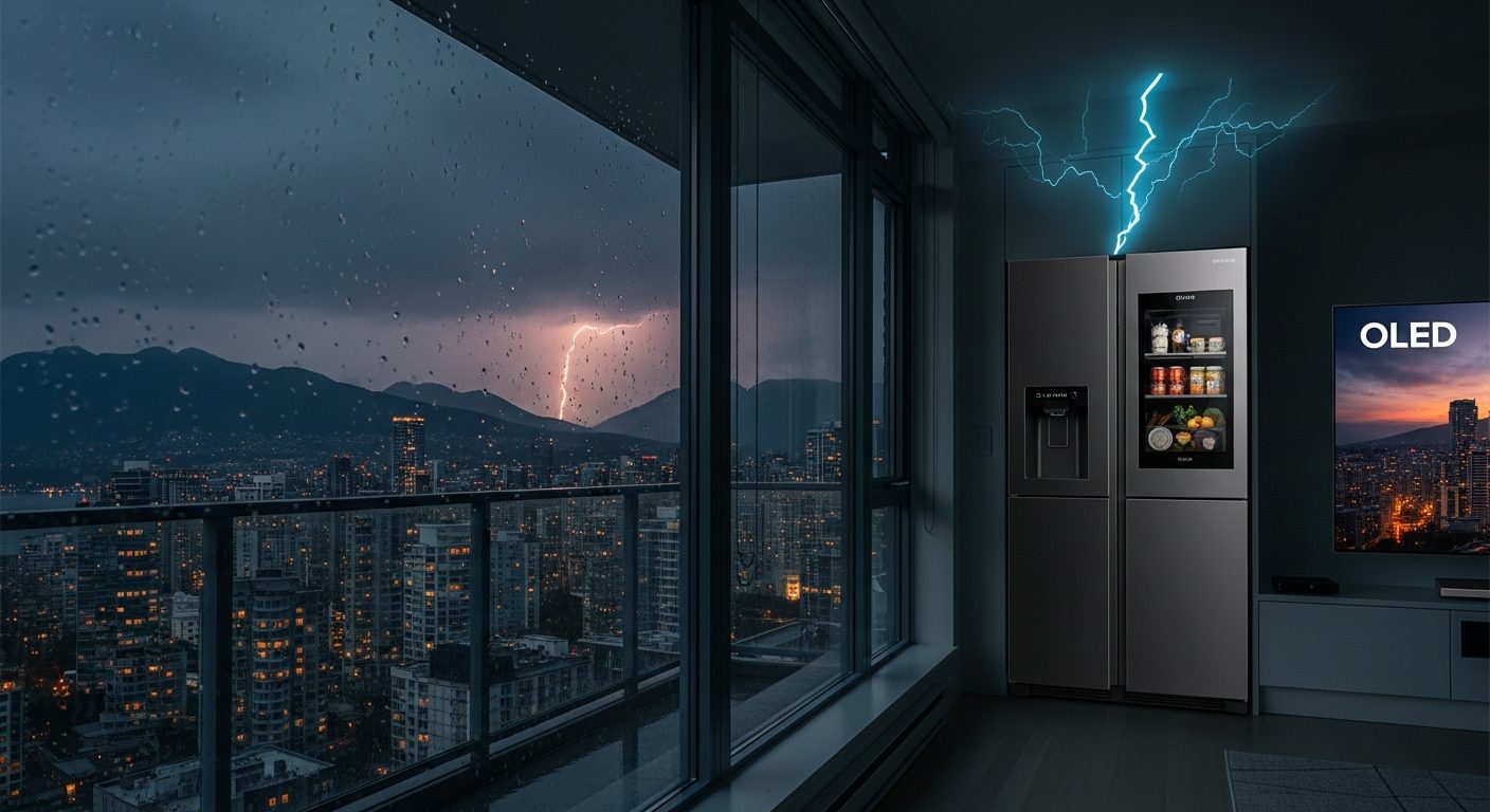 Vancouver storm power surge threat
