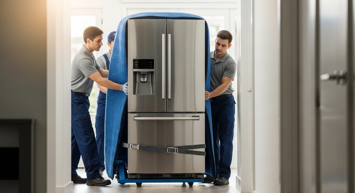 Professional refrigerator moving service in Vancouver