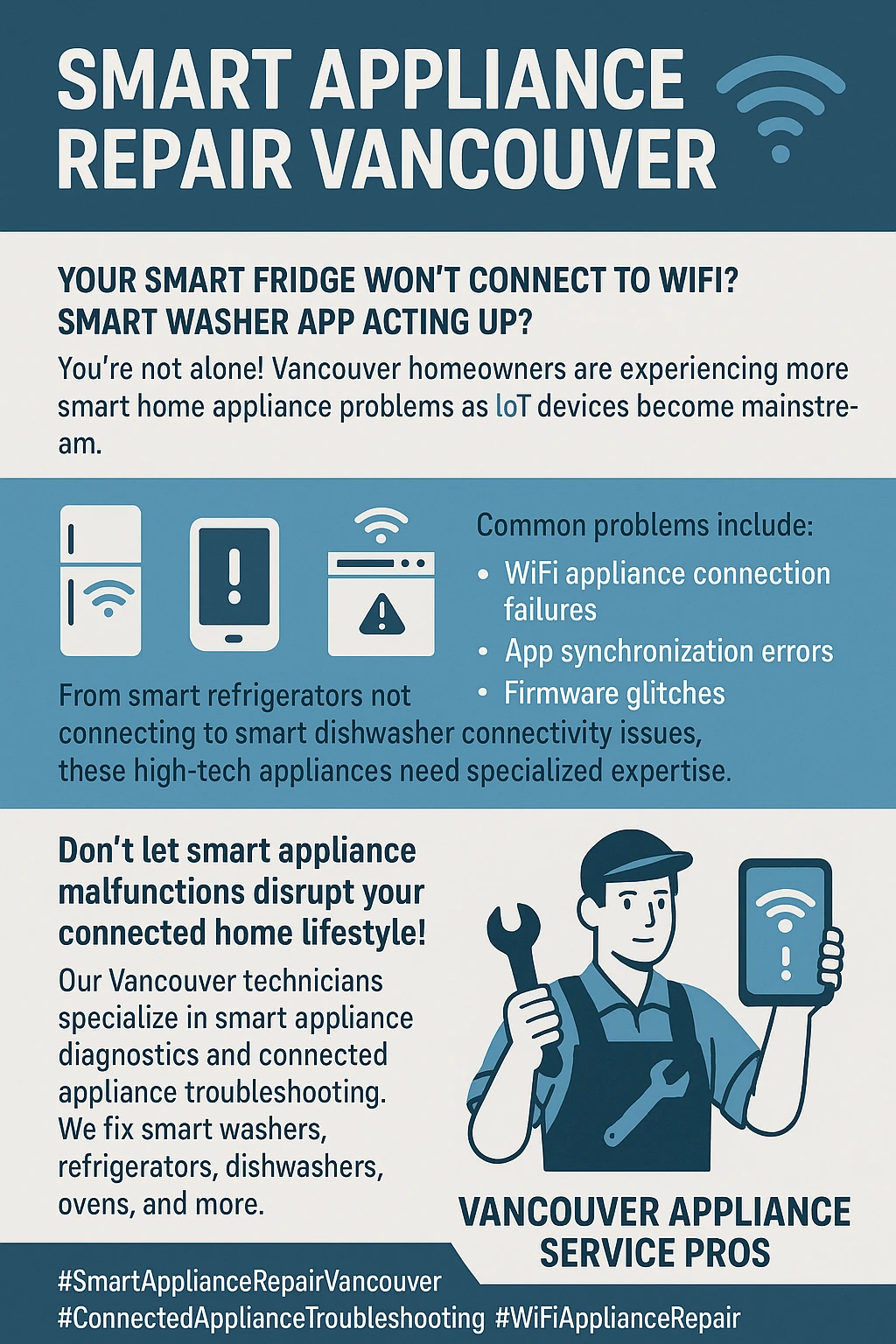 Smart vs traditional appliance repair Vancouver key takeaways