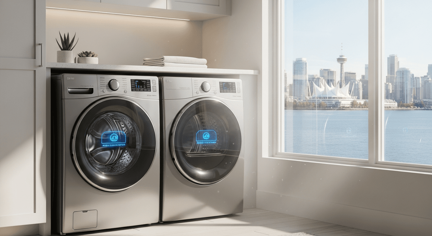 Energy Efficient Washing Machine in Coastal Vancouver