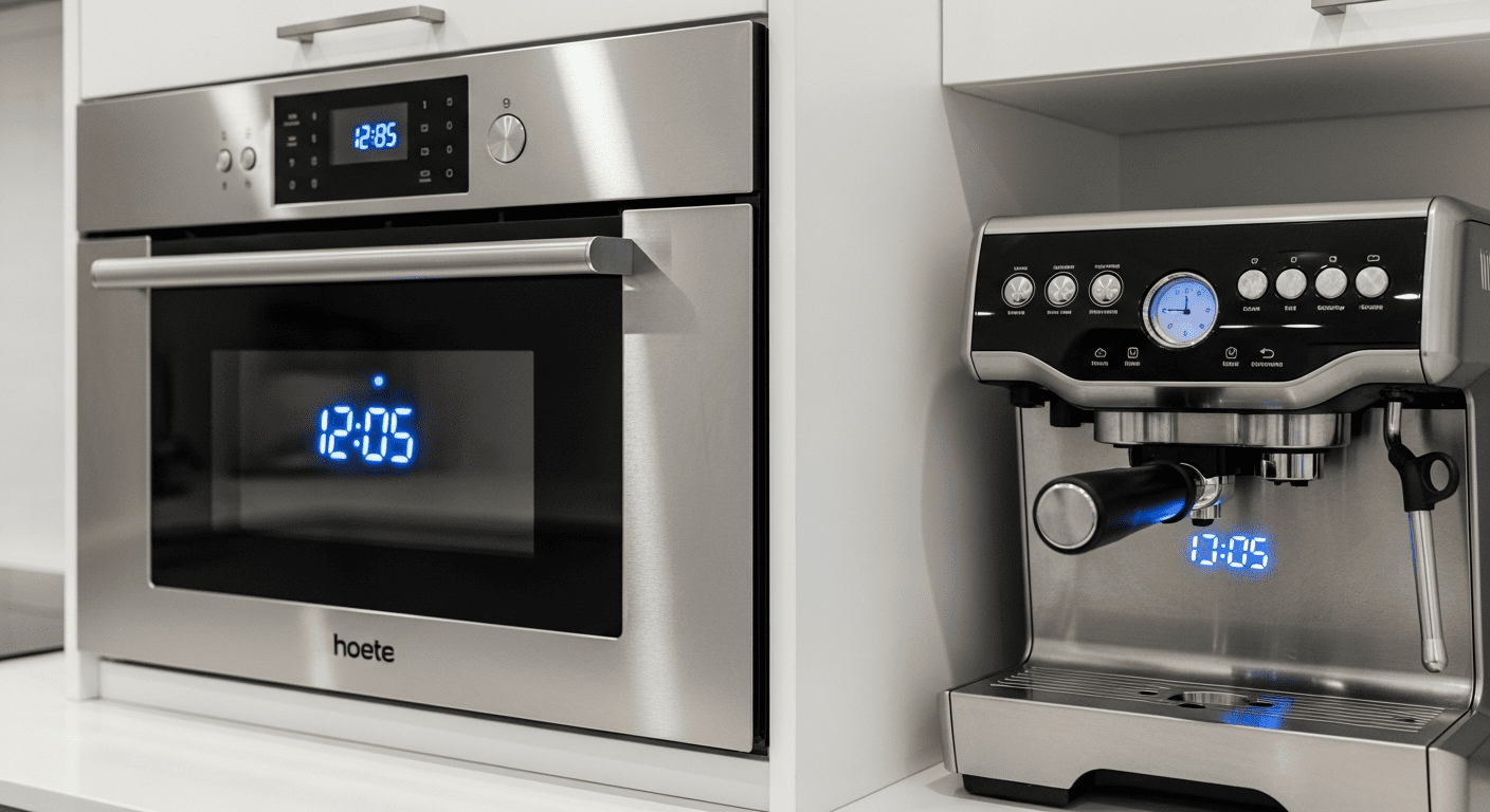 Phantom power kitchen appliances and digital clocks