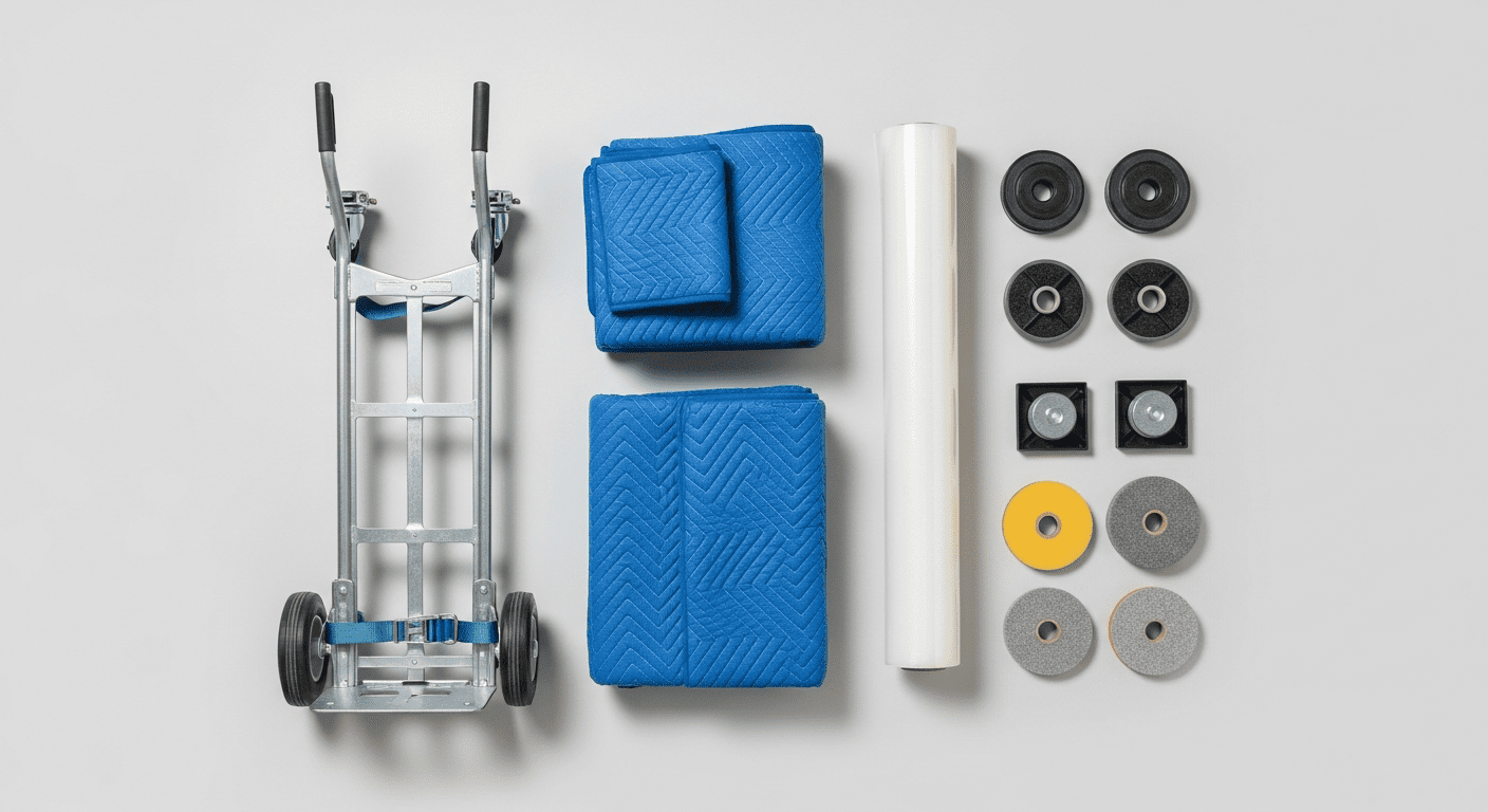 Appliance moving protection kit and supplies