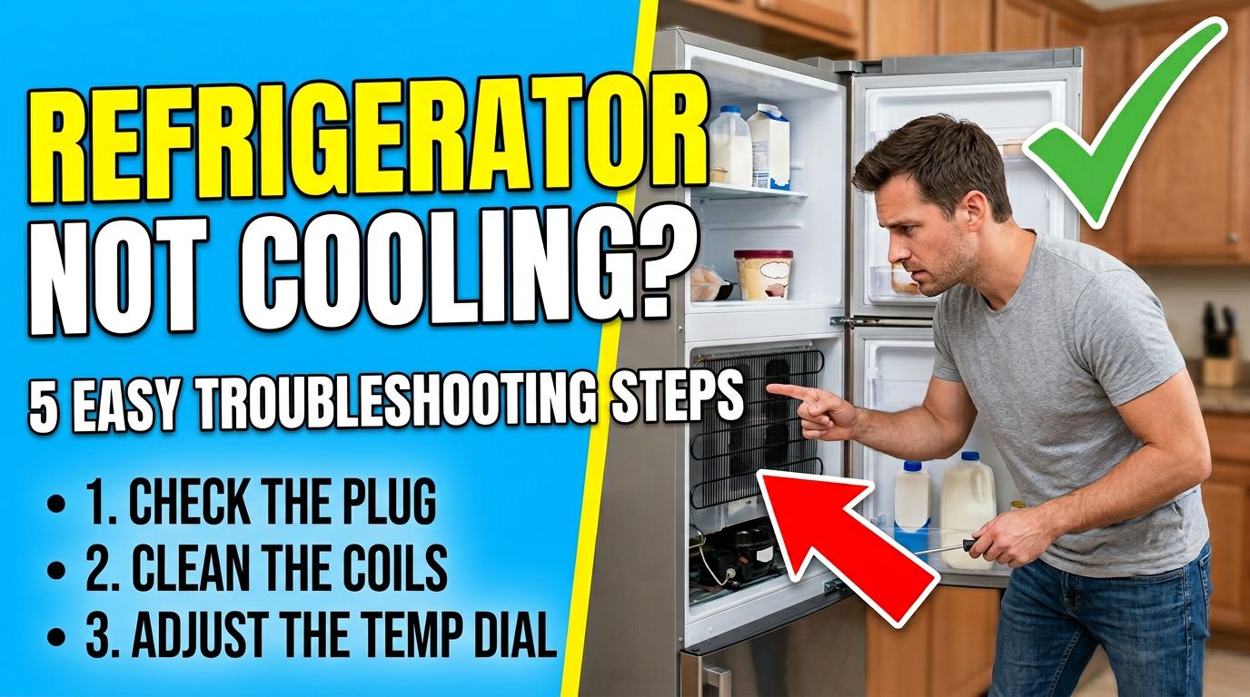 Refrigerator Not Cooling Properly — Troubleshooting Steps Before Calling a Repair