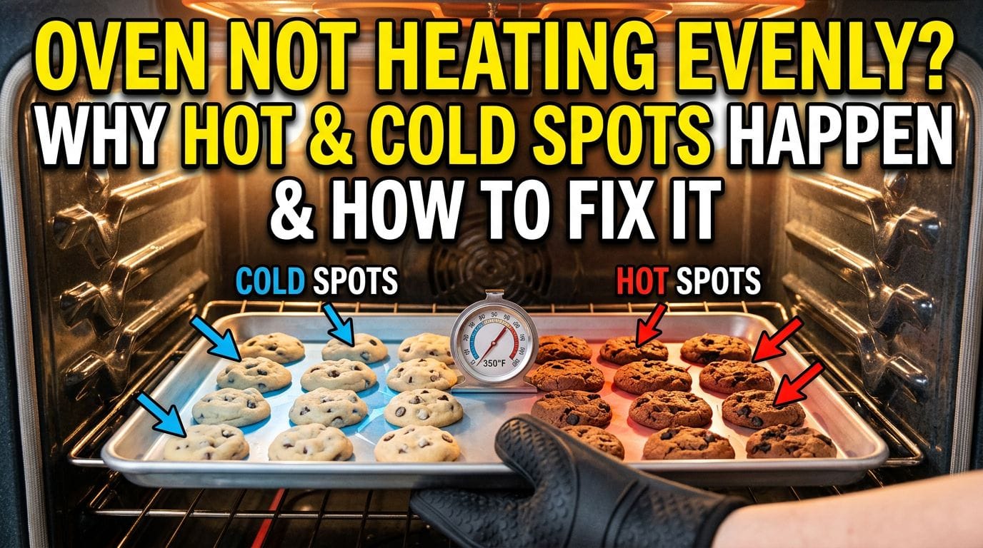 Oven Not Heating Evenly — Why Hot and Cold Spots Happen and How to Fix It