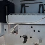 Refrigerator icemaker module replacement in North Vancouver, BC.