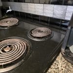 Kenmore electric range safety limiter repair in Vancouver, BC.