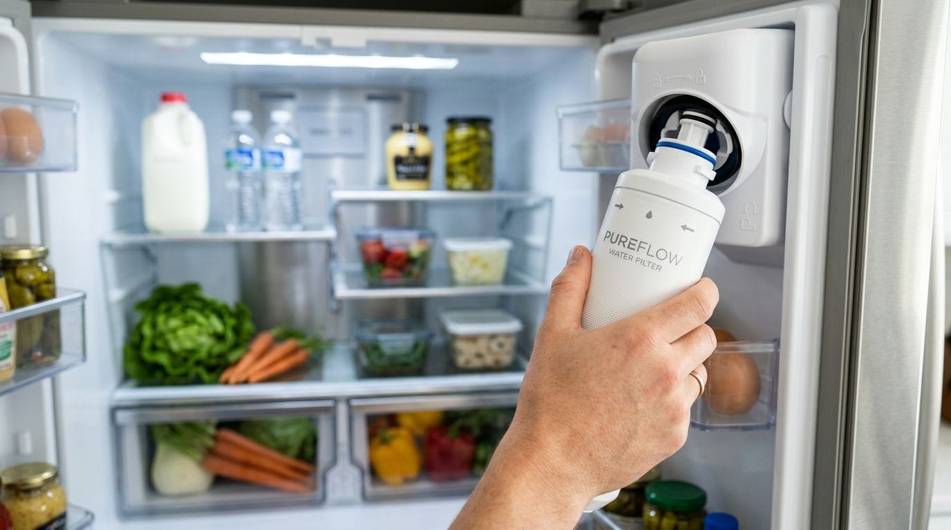 installing new refrigerator water filter