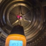 Samsung apartment-size electric dryer repair in Burnaby, BC.