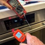 Frigidaire built-in electric oven temperature calibration in Burnaby, BC.