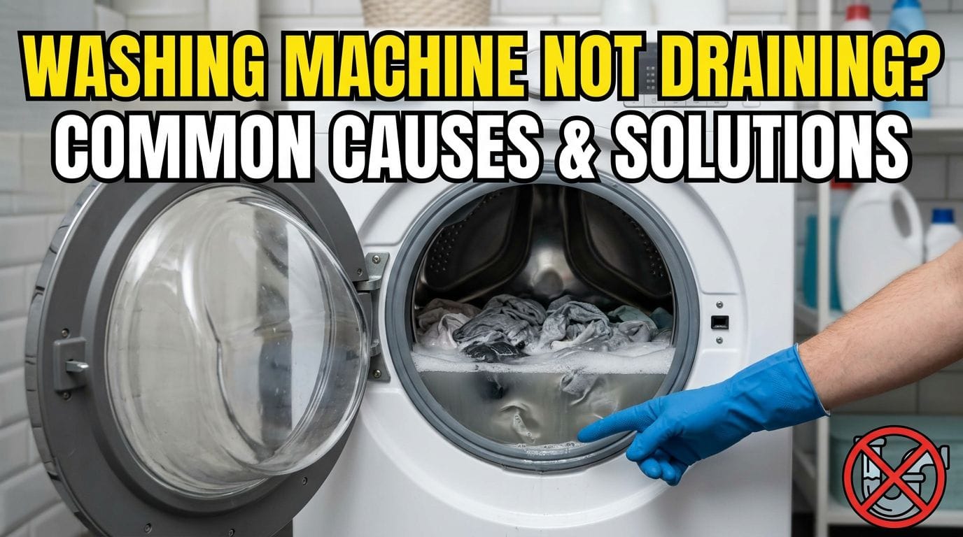 Washing Machine Not Draining — Common Causes and Solutions