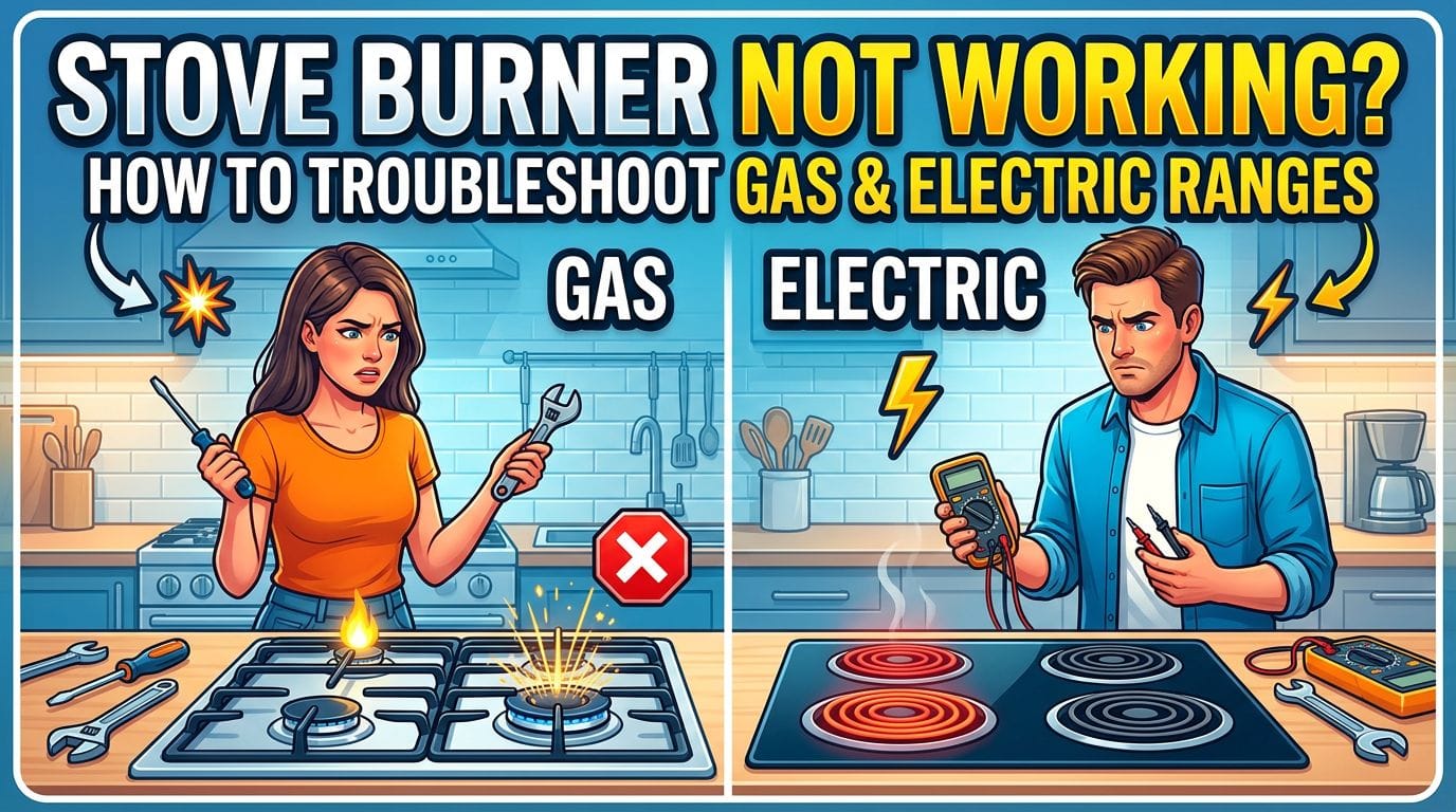 Stove Burner Not Working — How to Troubleshoot Gas and Electric Ranges