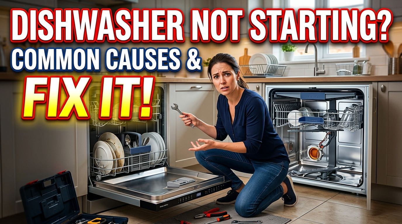 Dishwasher Not Starting — Common Causes and How to Fix It